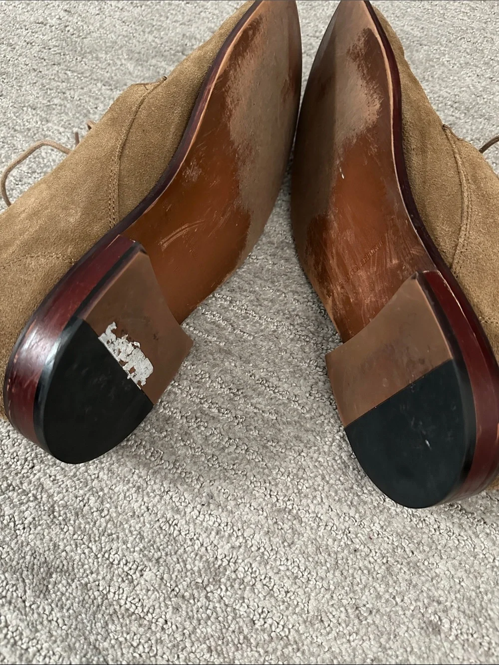 Banana Republic Men's Suede Chukka Boots in Tan